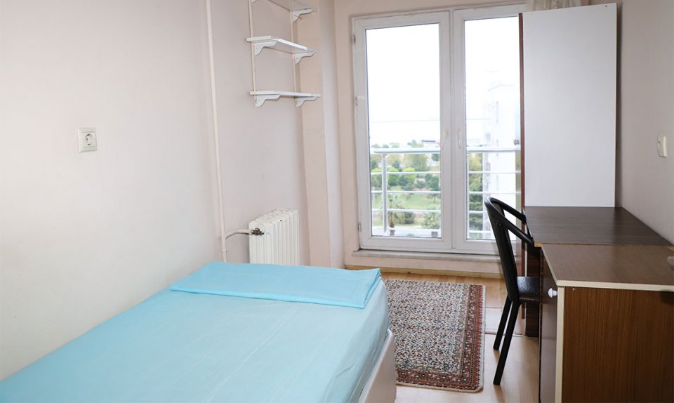6.kat 601 numaralı 1 kişilik oda